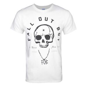 Fall Out Boy Mens Headdress T-Shirt / White